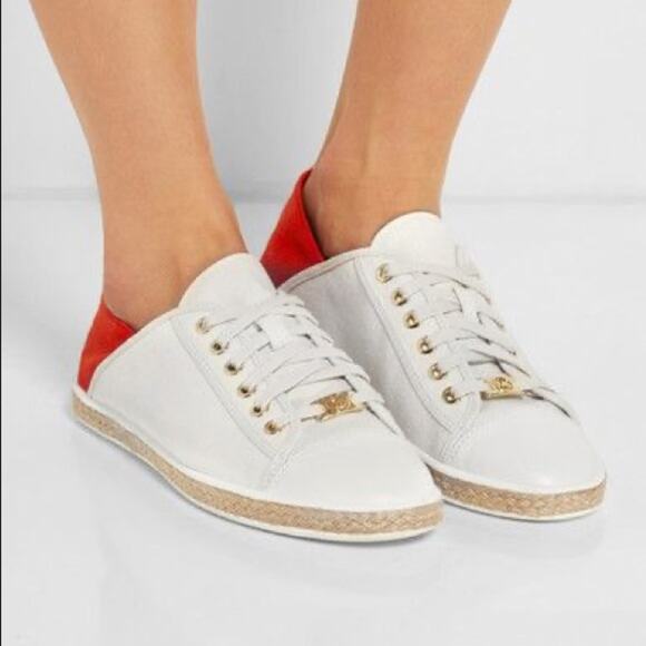 Micheal Micheal Kors Kristy Canvas Slide Espadrille Sneakers Size 6 - Picture 2 of 10